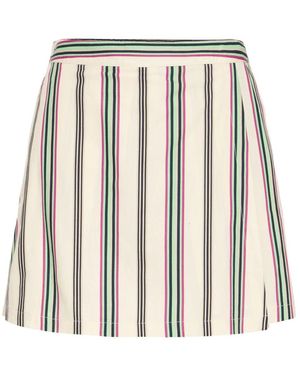 Ichi Korte Broeken ,Veelkleurig ,Short Shorts - Naturel