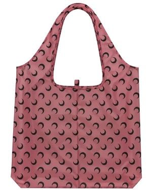 Marine Serre Tote Bags - Rojo