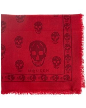 McQueen Wollschal - Rot