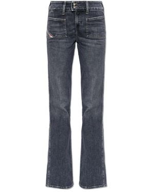 DIESEL Flared Jeans - Blauw