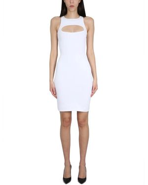 DSquared² Kleedjes ,Wit ,Cut-Out Jurk