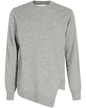 Comme des Garçons Round-Neck Knitwear - Grigio