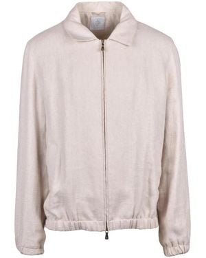 Eleventy Bomber Jackets - Pink