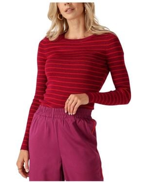 Ydence Tops &Amp; T-Shirts Knitted Top Devina - Rood