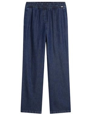 Cinque Straight Trousers - Bleu