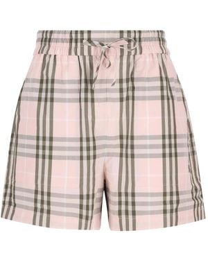 Burberry Short Shorts - Red