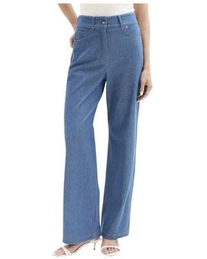 Max Mara Wide Jeans - Azul