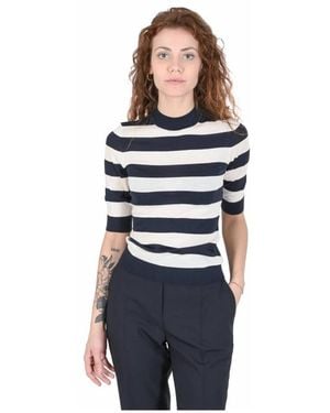 HUGO Round-Neck Knitwear - Blue