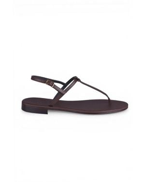 Paolo Ferrara Flat Sandals - Blue