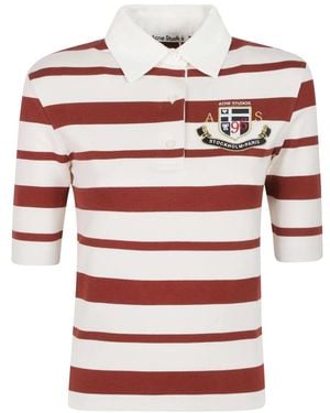 Acne Studios Polo Shirts - Red