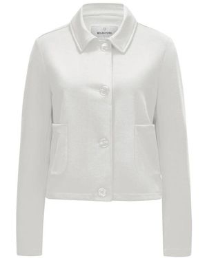 Milestone Cool touch crepe boxy jacke - Weiß