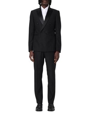 Emporio Armani Double Breasted Suits - Black