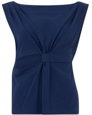 Alberta Ferretti Sleeveless Tops - Blue