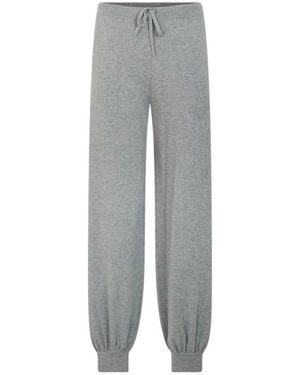 Iceberg Broeken ,Grijs ,Katoen Broek Met Borduursel
