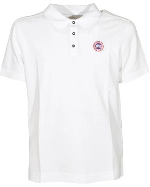 Canada Goose Tops ,Wit T-Shirts En Polo's Wit
