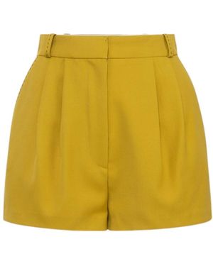 Elisabetta Franchi Short Shorts - Giallo