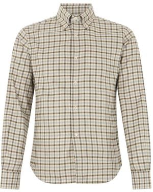 Fedeli Gekreepte Blouse Met Lange Mouwen - Grijs