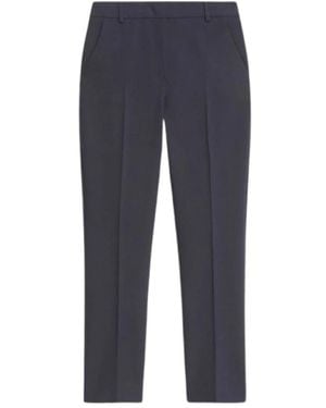 Weekend by Maxmara Cropped Trousers - Blue