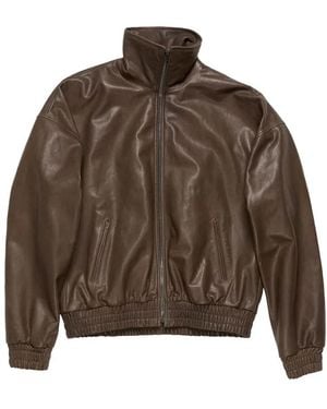 Acne Studios Leather Jackets - Brown