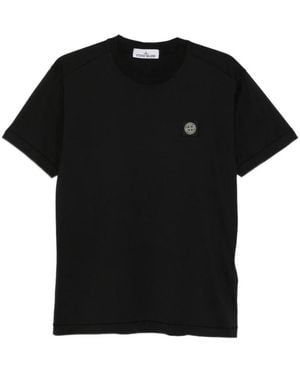 Stone Island T-Shirts - Negro