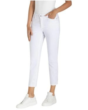M·a·c Cropped Jeans - Blanco