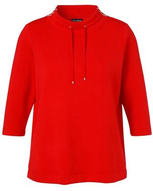 Via Appia Due Sweatshirt Kragen 3/4 Arm - Rood
