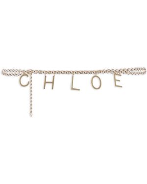 Chloé Accessoires ,Grijs ,Belts - Metallic