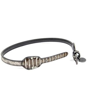 Bottega Veneta Leren Armband - Bruin