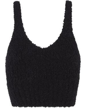 Cortana Sleeveless Tops - Black