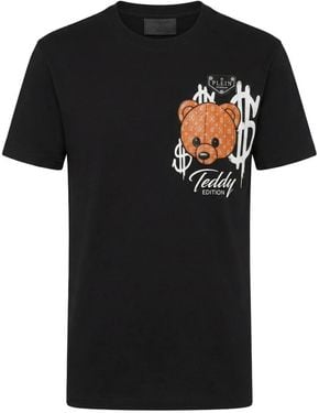 Philipp Plein Tops ,Zwart ,T-Shirts