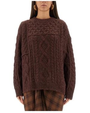 Isabel Marant Round-Neck Knitwear - Marrón
