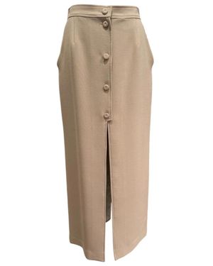 Margaux Lonnberg Midi Skirts - Natural