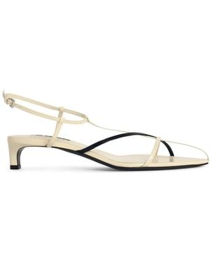 Jil Sander High Heel Sandals - Metallic