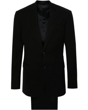 Giorgio Armani Single Breasted Suits - Black
