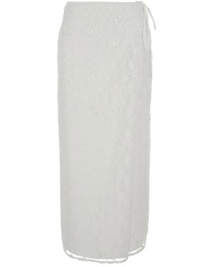 MSGM Maxi Skirts - Blanc
