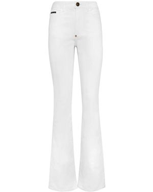 Philipp Plein Flared Jeans - Blanco