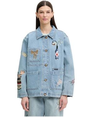 Munthe Braulia Denimjacke - Blau