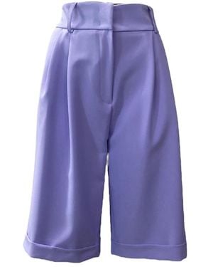 Giulia N Couture Bermudas - Purple