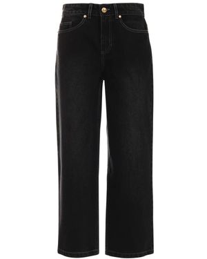 Just Cavalli Straight Jeans - Negro