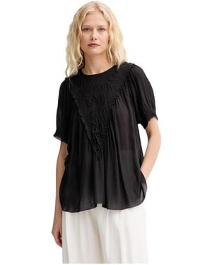 Munthe Overhemden ,Zwart ,Perilla Blouse