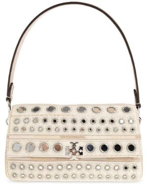 Tory Burch Charlie Small Bag - Metallic