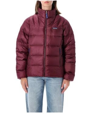Patagonia Fitness ,Paars ,Leer Fitz Roy Down Hoody - Rood