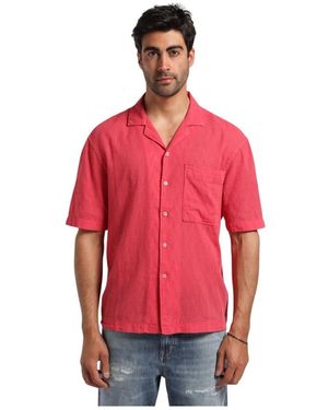 President's Short Sleeve Shirts - Red