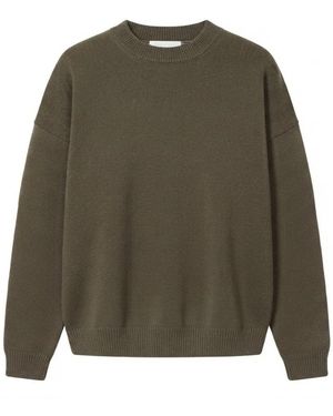 Panicale Truien & Vesten ,Groen ,Trui Met Ronde Hals
