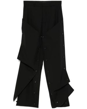 Y. Project Straight Trousers - Black