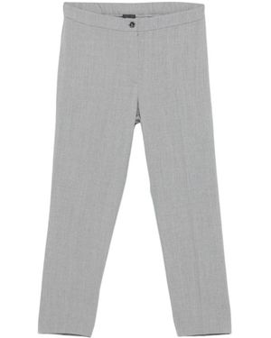 Marina Rinaldi Slim-Fit Trousers - Grey