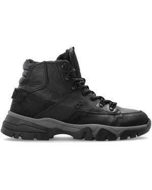Bogner Lace-Up Boots - Nero