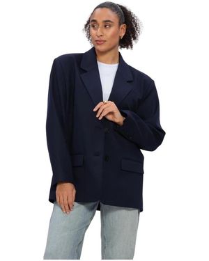 Gestuz Jassen ,Blauw ,Polyester Gzpaula Oz Blazer