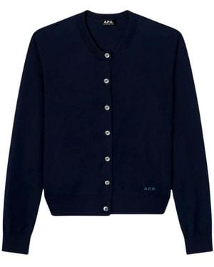 A.P.C. Cardigans - Bleu