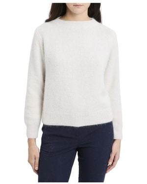 Dixie Pullover Met Ronde Hals - Wit